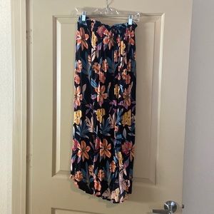 Wide legged floral trousers